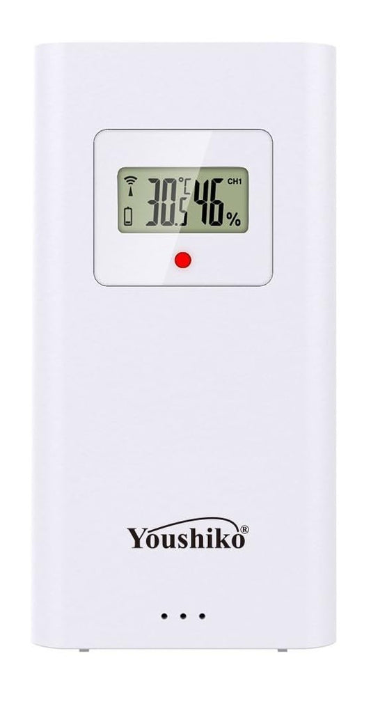 Youshiko YC9314 Wireless Temperature & Humidity 3 - Channel Sensor for Weather Station Model : YC9464 only
