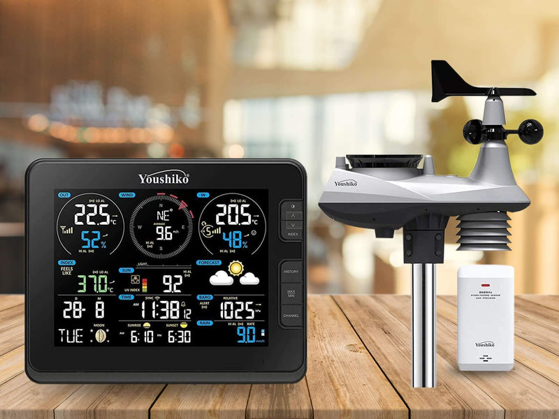 Professional weather stations UK | WiFi wind rain UV