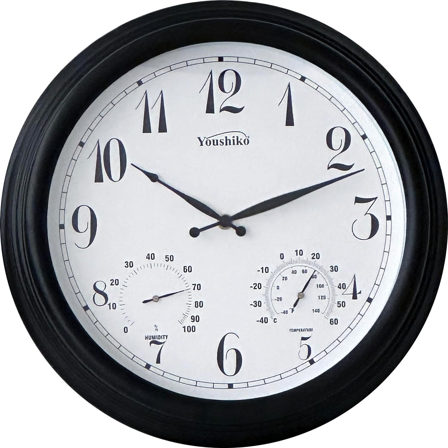 radio controlled outdoor wall clock