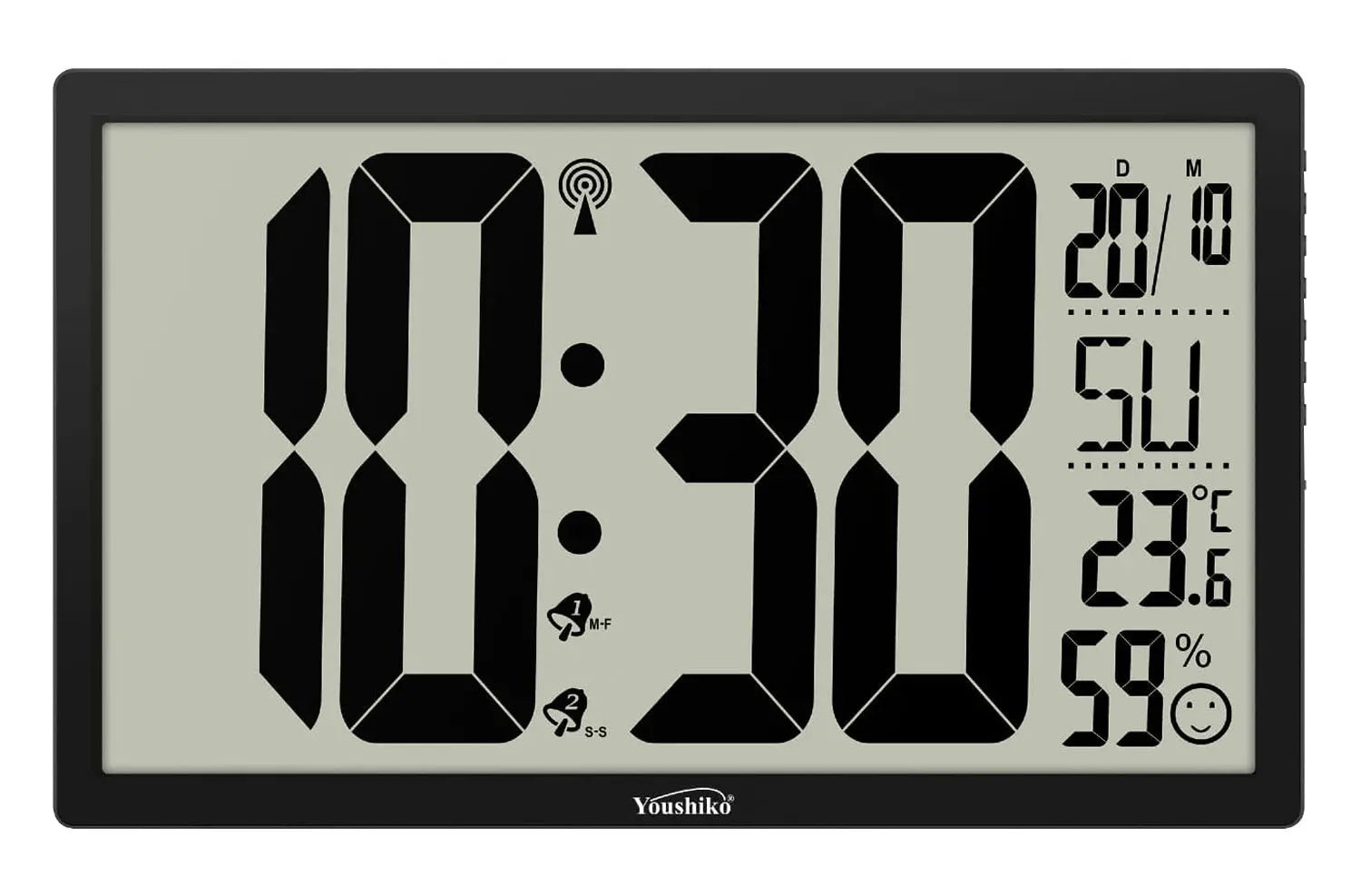 Extra Large XXL Jumbo Radio Controlled Digital Wall Clock Official U Extra large xxl jumbo radio controlled digital wall clock official u