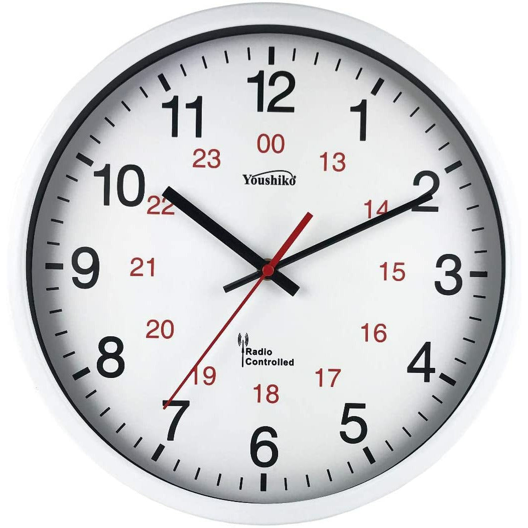 Radio Controlled Wall Clock (Official UK & Ireland Version), Premium Q