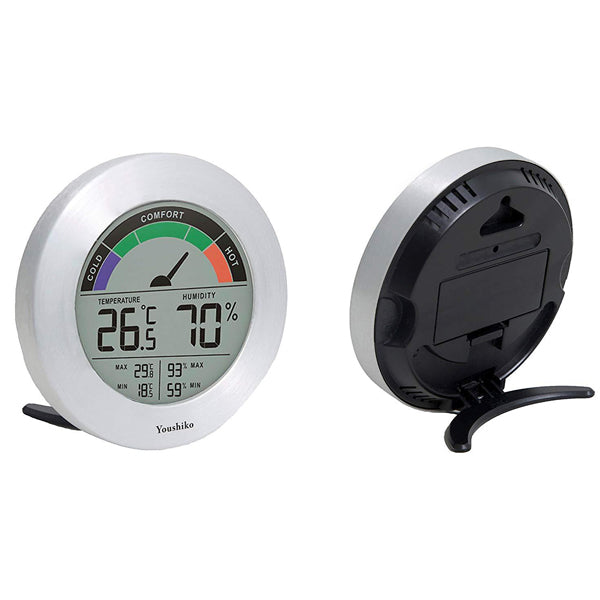 Digital Thermo-Hygrometer, Indoor Thermometer/Hygrometer, Temperature And Humidity Meter For