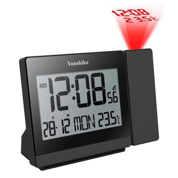 Radio Control Projection Clock ( Premium Quality / Clear Display / Official UK Version )