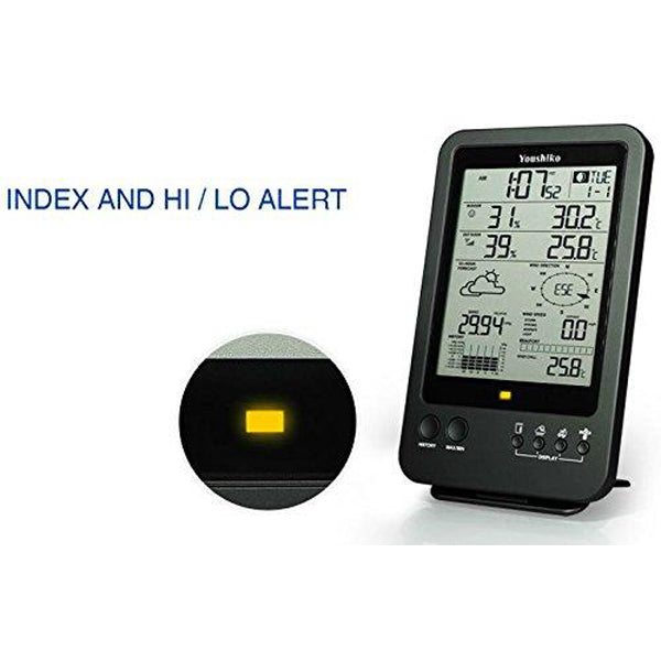 Professional Official UK Version Radio Control Weather Station YC9385,  5-in-1 Wireless Sensor